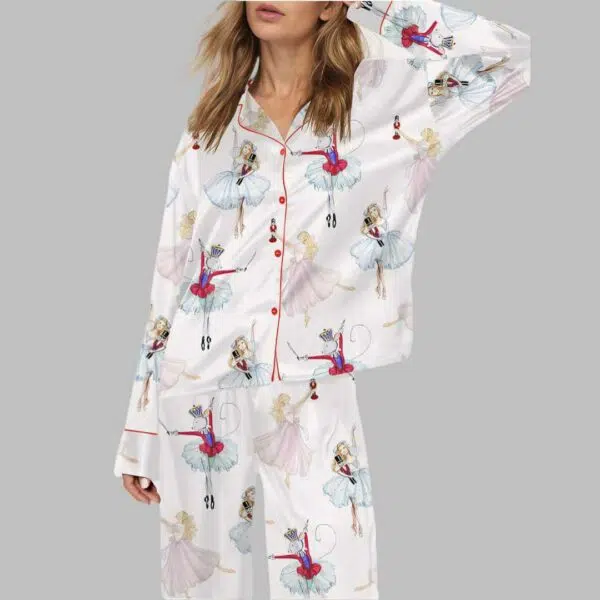 Clara Nutcracker Satin Pajama Set 1