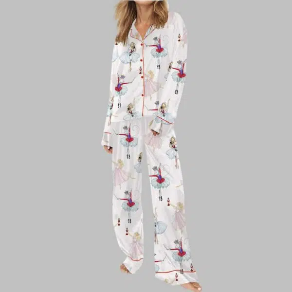 Clara Nutcracker Satin Pajama Set 3