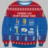 Coors Light Spare Time Ugly Christmas Sweater 1