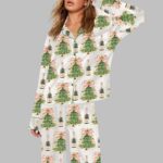 Coquette Glitter Christmas Tree Pajama Set