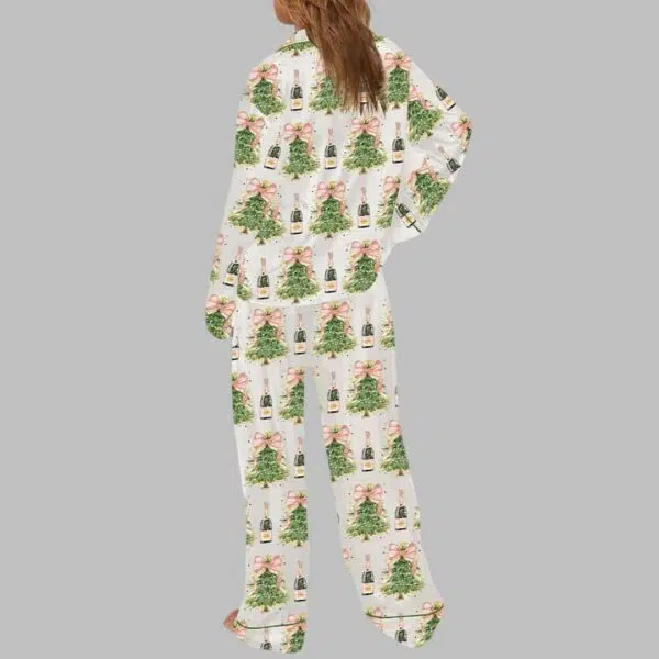 Coquette Glitter Christmas Tree Pajama Set 4