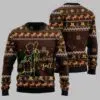 Cowboy Santa Merry Christmas Yall Ugly Christmas Sweater 1