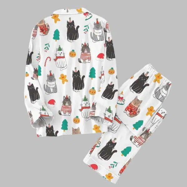 Cute Cats Christmas Pajama Set 3