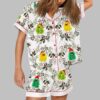 Cute Chick Christmas Art Pajama Set 1