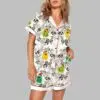 Cute Chick Christmas Art Pajama Set 4