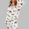 Cute Dog Apres Ski Pajama Set 7 Cute Dog Apres Ski Pajama Set 1
