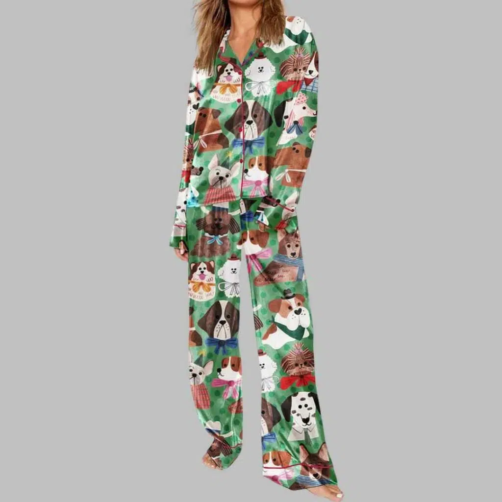 Cute Dog Pajama Set 3