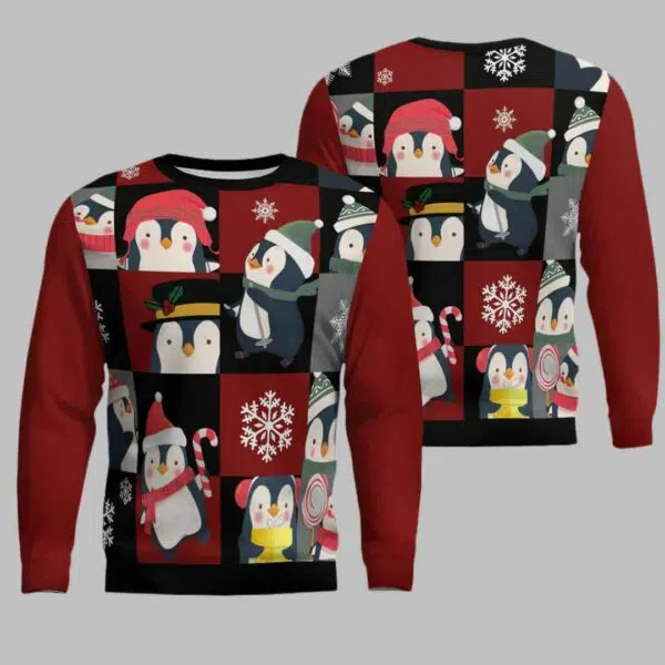 Cute Penguin Ugly Christmas Sweater 1