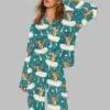 Dachshund Ballet Art Pajama Set 1