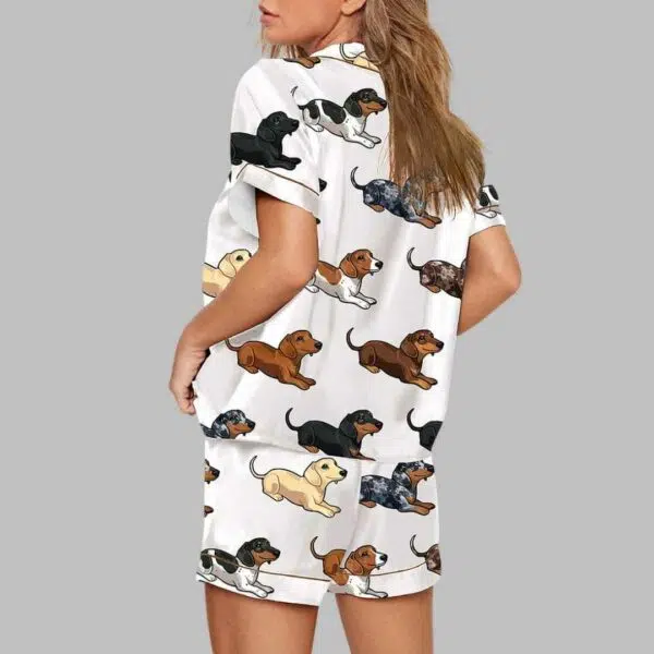 Dachshund Cute Dog Pajama Set 4