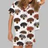 Dachshund Dog Pajama Set 1