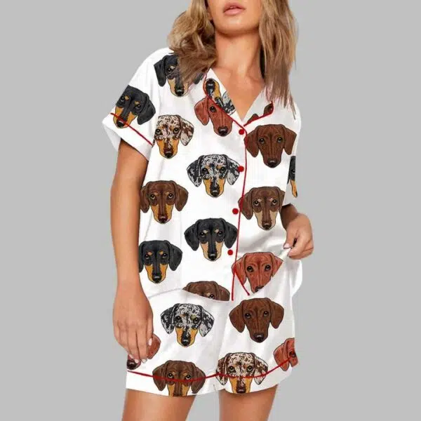 Dachshund Dog Pajama Set 3