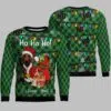 Dachshund Santa Paw Ugly Christmas Sweater 1