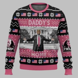 Daddy's Home Trump Christmas Ugly Christmas Sweater 1