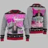 Daddys Home White House Pink Trump 2024 Ugly Christmas Sweater 3