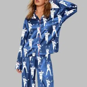 Dodgers Baseball Celebrations Of Los Angeles Pajama Set 2