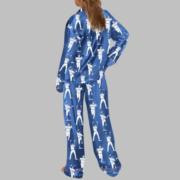 Dodgers Baseball Celebrations Of Los Angeles Pajama Set 4