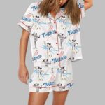 Dodgers Baseball Pajama Set