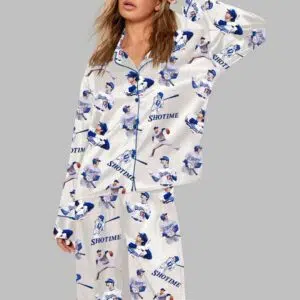 Dodgers Baseball Shotime Pajama Set 2