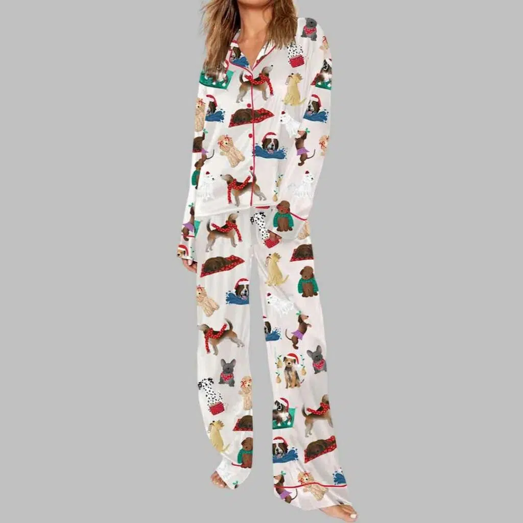 Dog Christmas Pajama Set 3