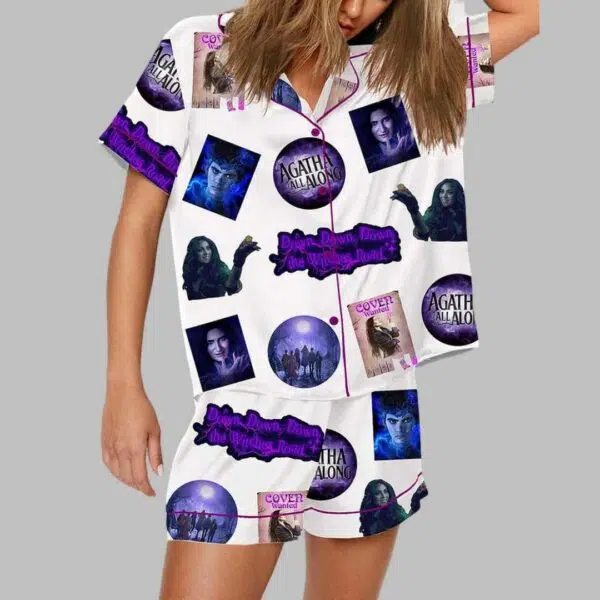 Down The Witches Road Pajama Set 2