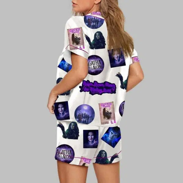 Down The Witches Road Pajama Set 4