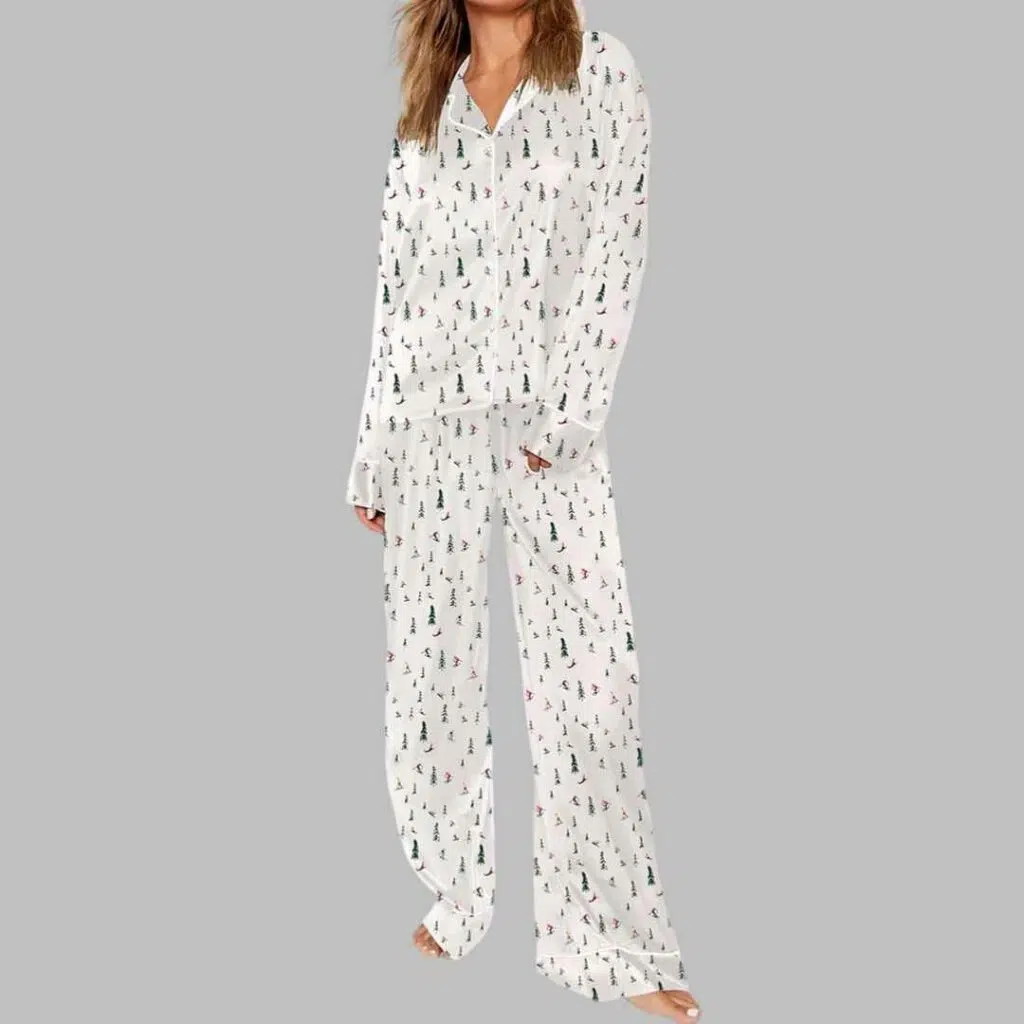 Downtime Satin Pajama Set 3