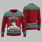 Eddie Griswold Shitter's Full Happy Hanukkah Ugly Christmas Sweater