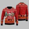 Elephant I'll Get Over It Ugly Christmas Sweater 2