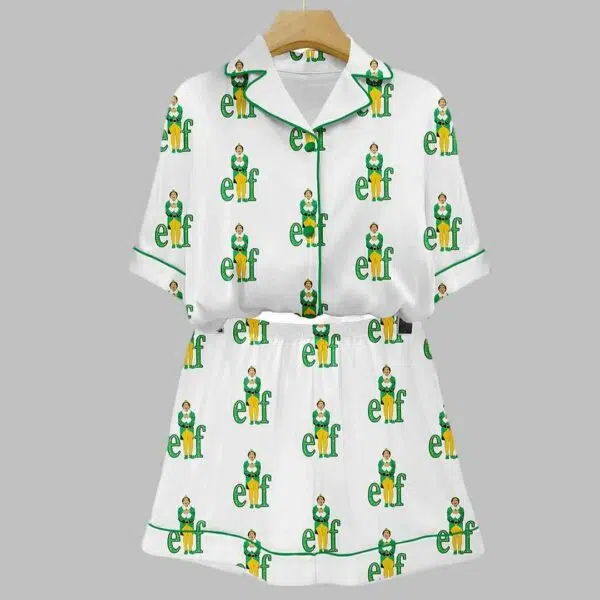 Elf Movies Christmas Art Print Pajama Set 2