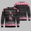 Flamingo Naughty List Ugly Christmas Sweater 1