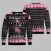 Flamingo Naughty List Ugly Christmas Sweater 1