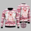Floral Piggy Ugly Christmas Sweater 3 Floral Piggy Ugly Christmas Sweater 3