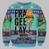 Fragile Leg Lamp Gra Gee Lay Ugly Christmas Sweater 2