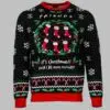 Friends Movie Its Christmas Could I Be More Excited Ugly Christmas Sweater 2 1