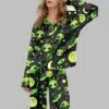 Funny Alien Satin Pajama Set 2