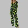 Funny Alien Satin Pajama Set 4