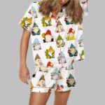 Gnome Satin Pajama Set