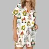 Gnome Satin Pajama Set 3