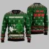 Goose Honkin Around The Christmas Tree Ugly Christmas Sweater 1