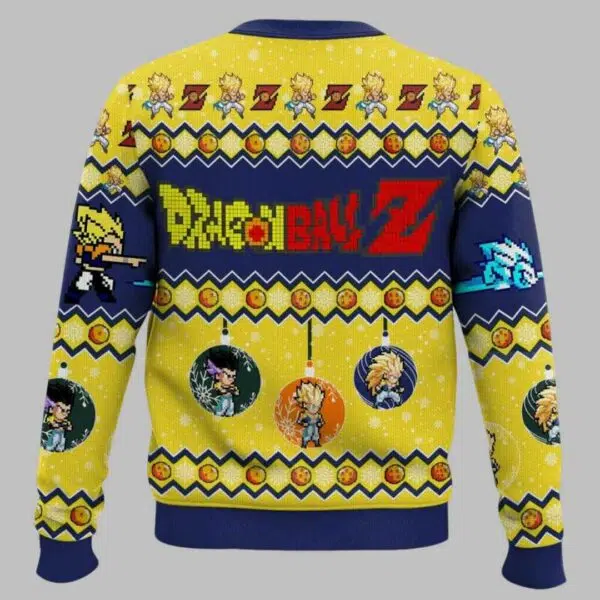 Goten and Trunks Fusion Dance Dragon Ball Ugly Christmas Sweater