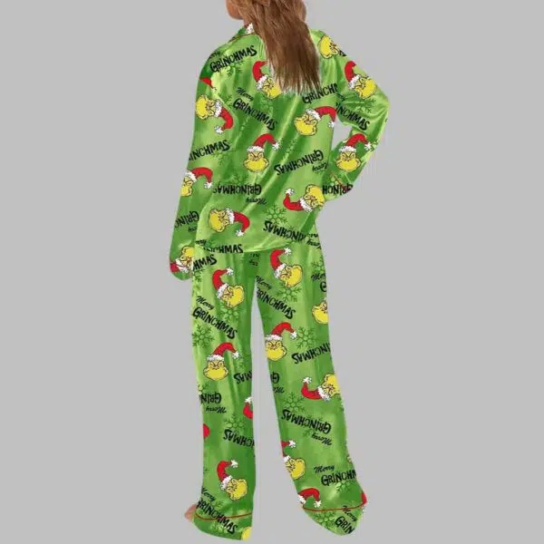 Green Merry Grinchmas Pajama Set 4