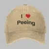 I Heart Peeing Hat 2