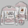 In Case Of Accident My Blood Type Is Titos Ugly Christmas Sweater 2