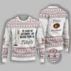 In Case Of Accident My Blood Type Is Titos Ugly Christmas Sweater 2