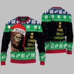 Is This Jolly Enough Bigfoot Ugly Christmas Sweater