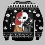 Jack And Sally Ugly Christmas Sweater