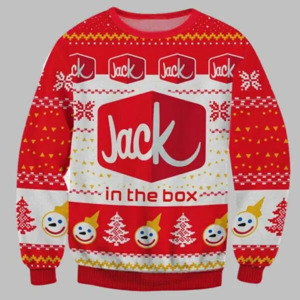 Jack In The Box Ugly Christmas Sweater 2