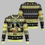 Jesus Birthday Boy Ugly Christmas Sweater