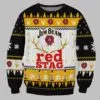 Jim Beam Red Stag Whiskey Ugly Christmas Sweater 2